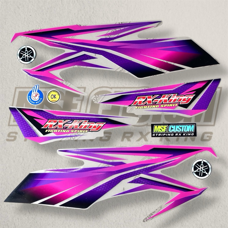 Striping Rx King Transparan || Striping Rx King