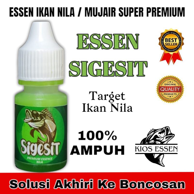 ESSEN SIGESIT SUPER PREMIUM UMPAN IKAN NILA MUJAIR PALING GACOR