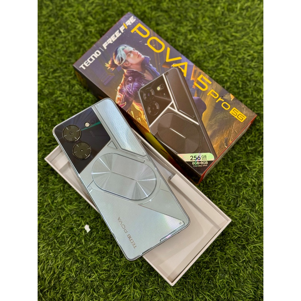 TECNO POVA 5 PRO 5G 8/256GB SECOND LENGKAP MULUS RESMI INDONESIA