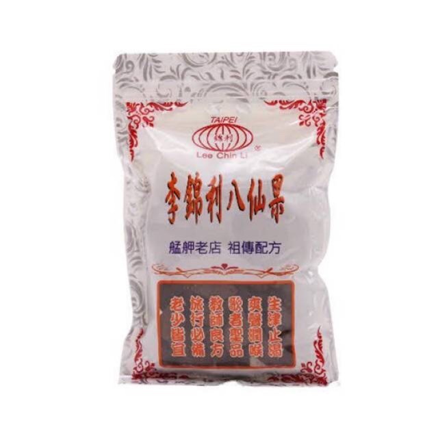 

Lee Chin Lee Dried Baxianguo Eight Immortals Fruit 100g Taiwan