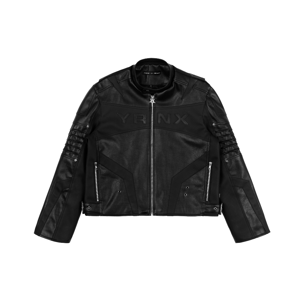 YRNX HECATE - NOCTAIN LEATHER BIKER JACKET