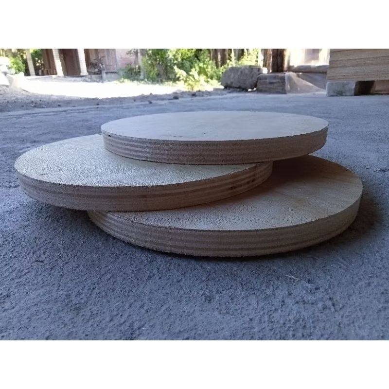 

DIY potongan triplek bundar/bulat dimensi 27 untuk kreasi
