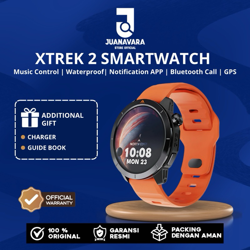 JUANAVARA STORE-Jam Tangan North Edge GPS Watch X-Trek 2