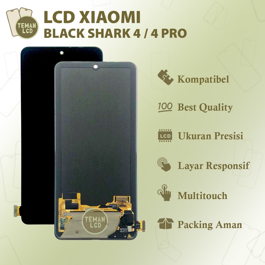LCD Xiaomi Black Shark 4 / Black Shark 4 Pro - Original 100% Fullset Touchscreen