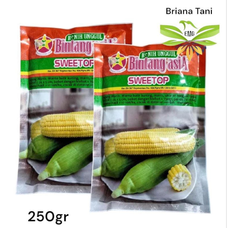 Sweetop (Manise) 250gr Benih Jagung Manis Bintang Asia Exotic Paragon