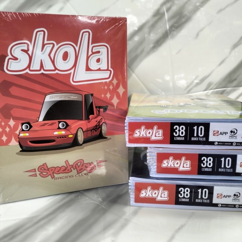 

Tokoarida-1 Pack Buku Tulis SKOLA 38 Lembar (10 BUKU)