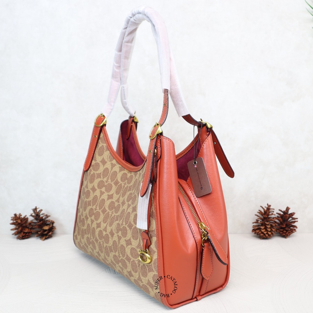 Tas C4825 Lori Shoulder Bag In Signature Brown - [READY]