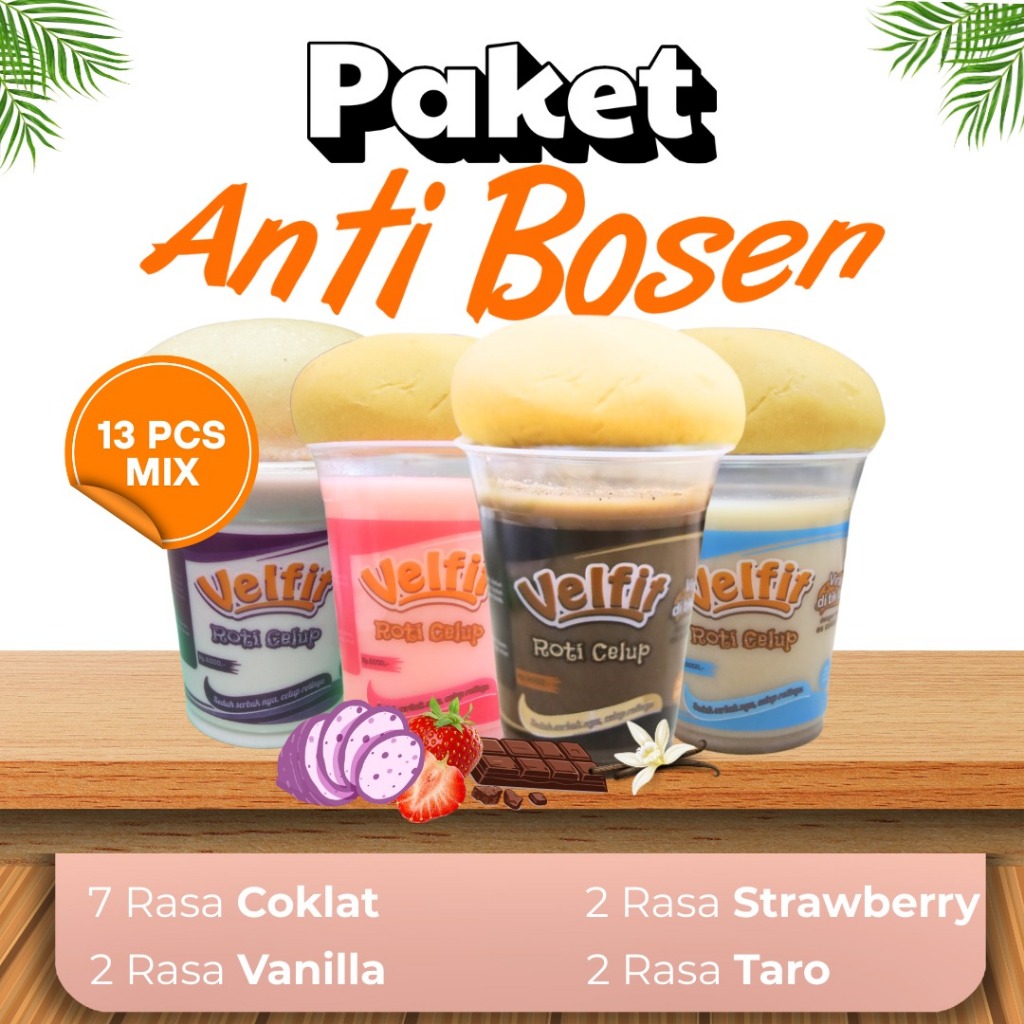 

13cup mix rasa velfit roti celup