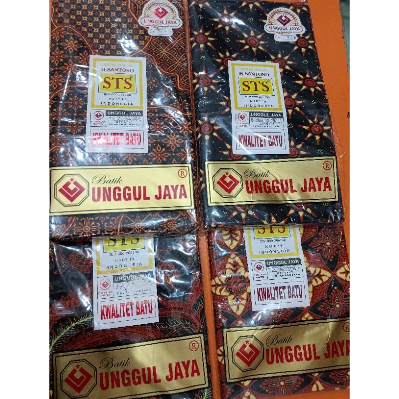 KAIN PANJANG BATIK HALUS H.SANTOSO STS BATIK UNGGUL JAYA PRIMISSIMA CAP CENT100% ORI