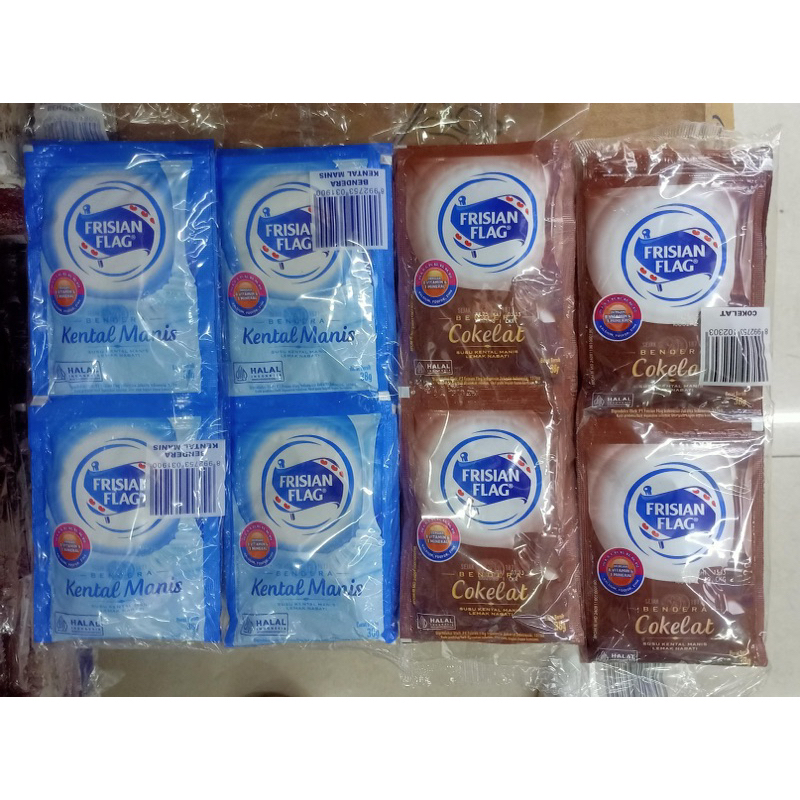 

Sale ‼️ Kental Manis Frisian Flag Sachet (6 pcs @38g)