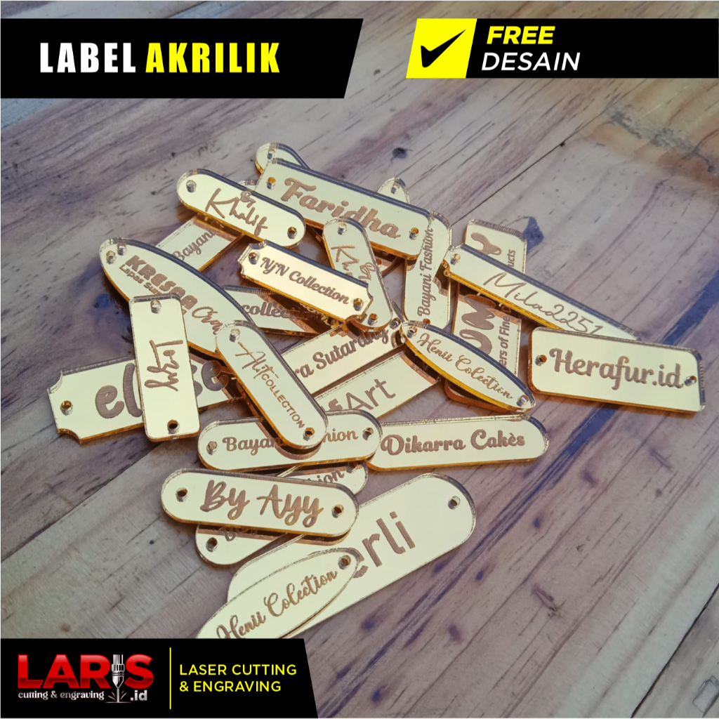 

Label Akrilik Label Hijab Label Nama Label Pakaian Label Custom Label Pakai Nama Sendiri