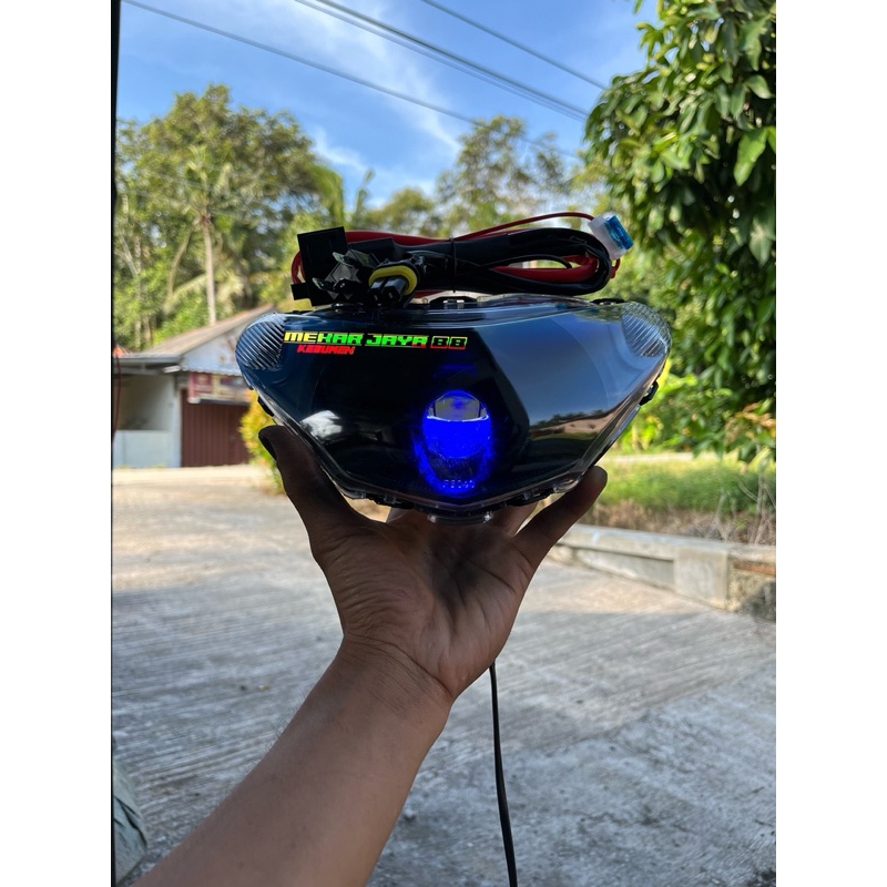 Lampu biled soket H4 Mio Smile/Mio Lama H4 cahaya biled