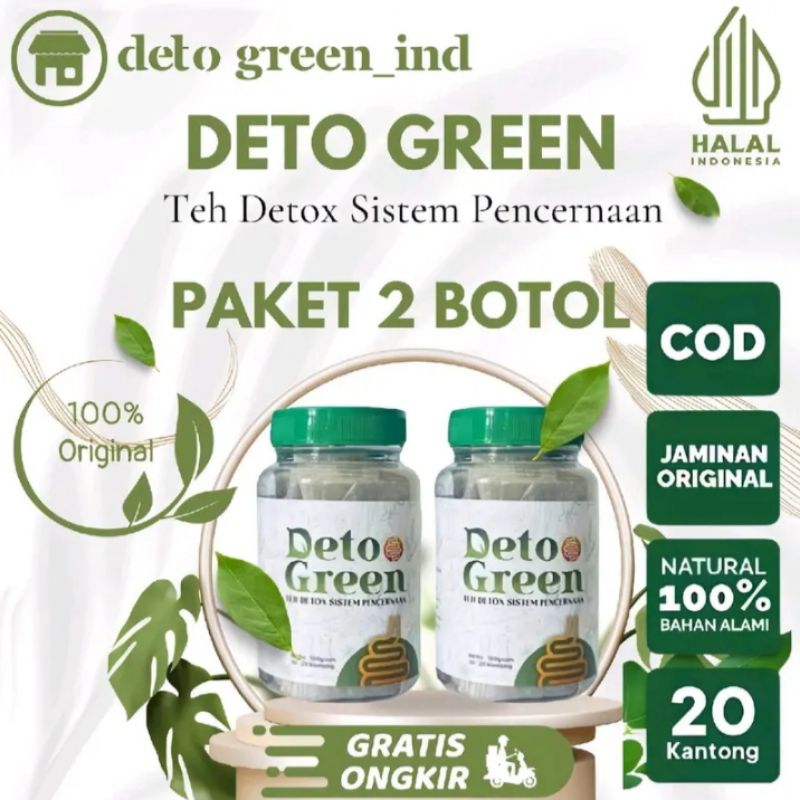 

PROMO PAKET ISI 2 BOTOL DETOGREEN TEH honey hijau Detok sistem pencernaan teh dan usus kotor sehat BAB lancar sehat manjur asli