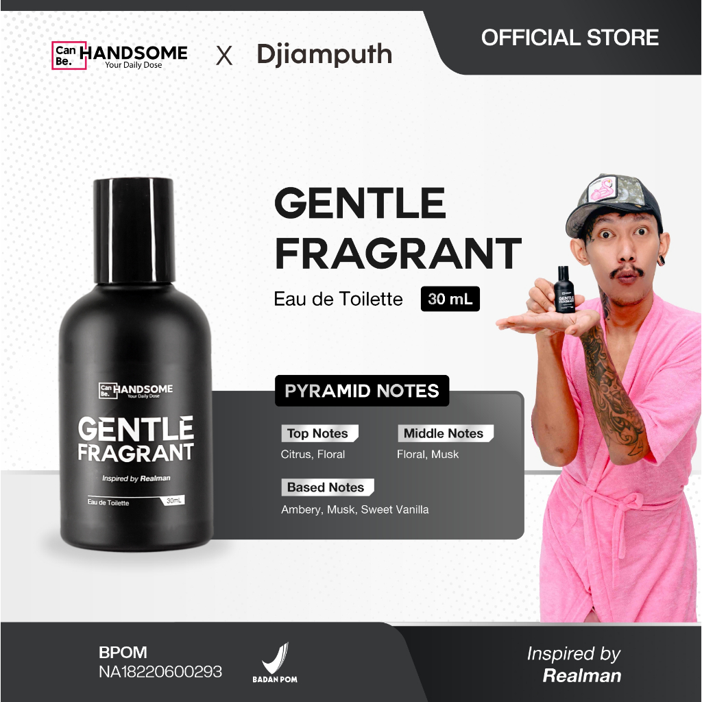 Can Be Handsome Your Daily Dose Parfum | 30ML Gentle Fragrant Eau De Parfum | Original BPOM | COD