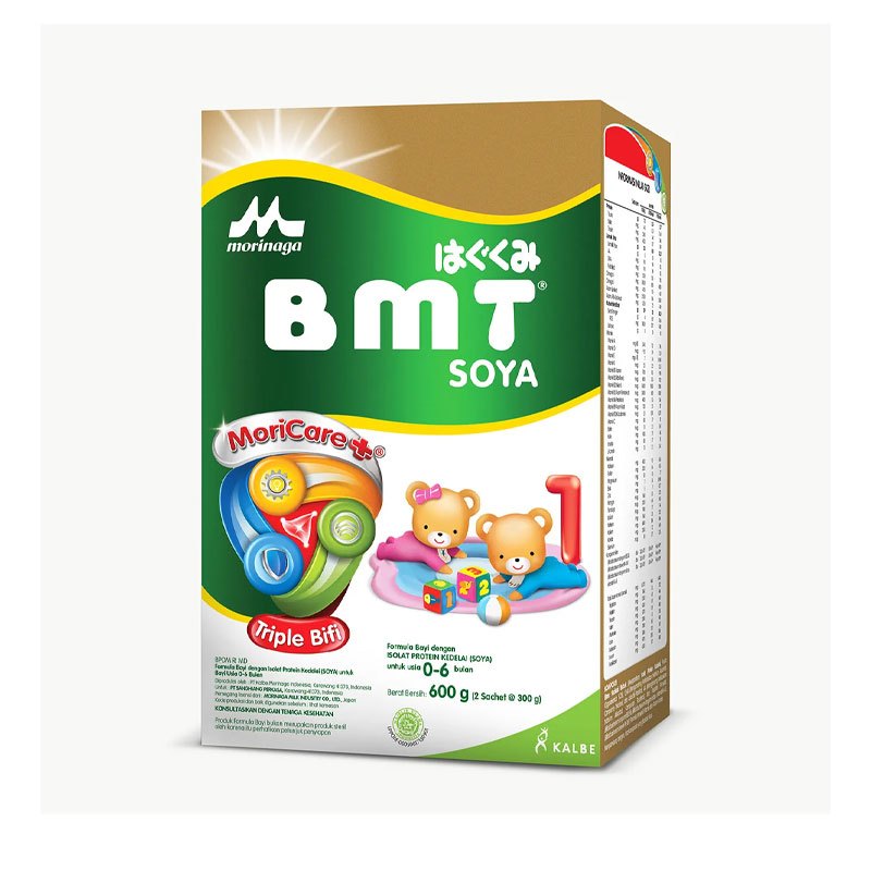 

Morinaga BMT Soya Susu Formula Bayi Alergi (0-6 Bulan) 600 gram