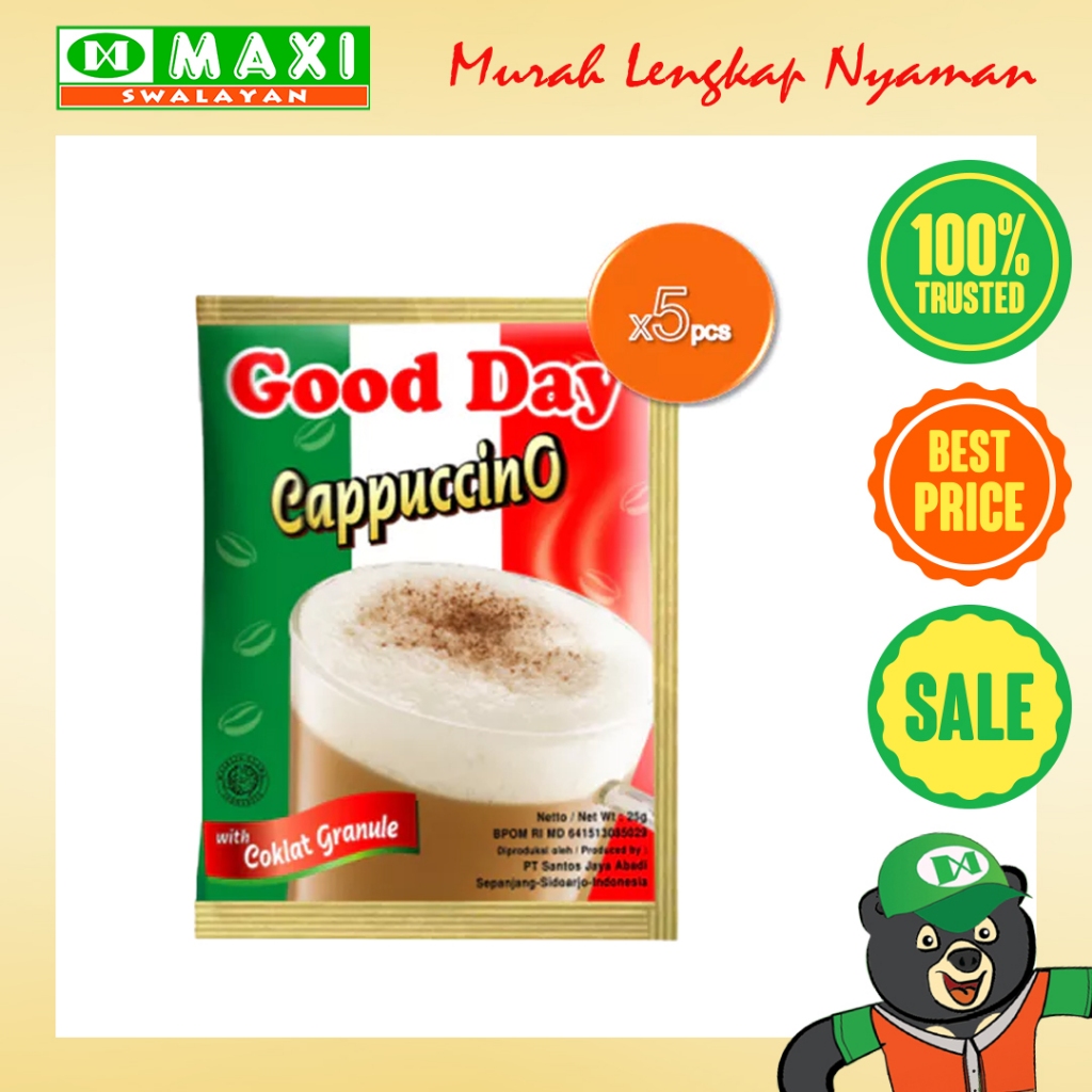 

Good Day Kopi Cappuccino 5 x 25 Gr