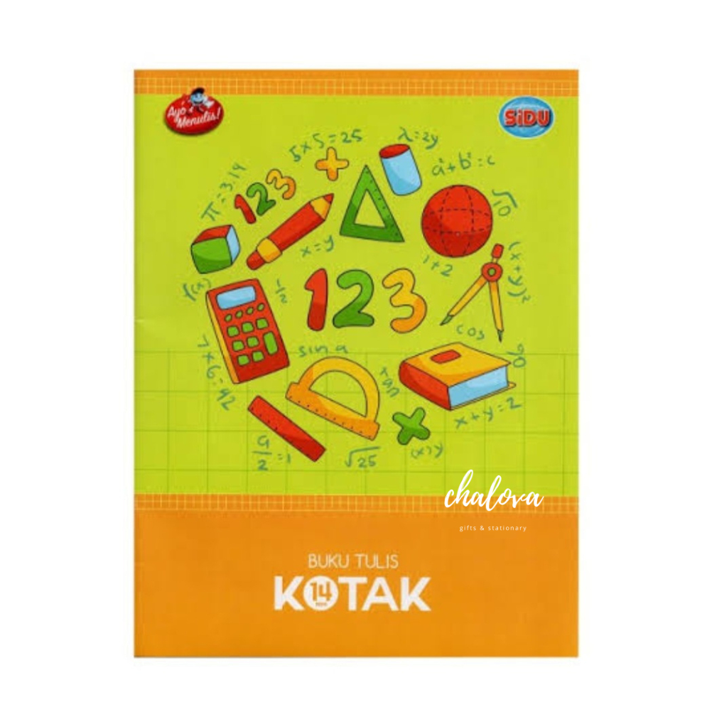 

[PCS] BUKU KOTAK BESAR SIDU / BUKU KOTAK MANDARIN UKURAN BESAR 14 MM