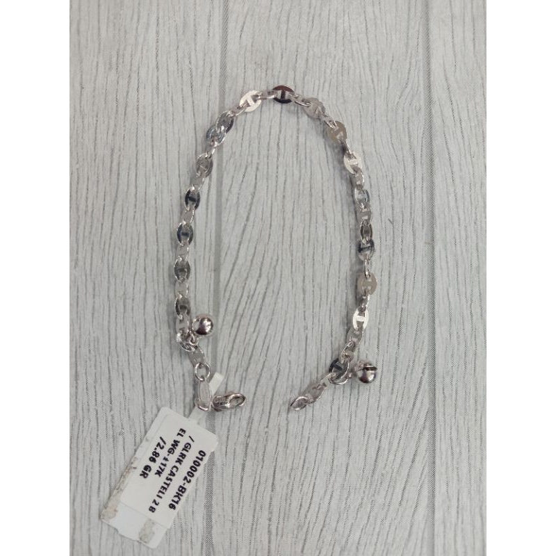 Gelang Casteli white gold  17k