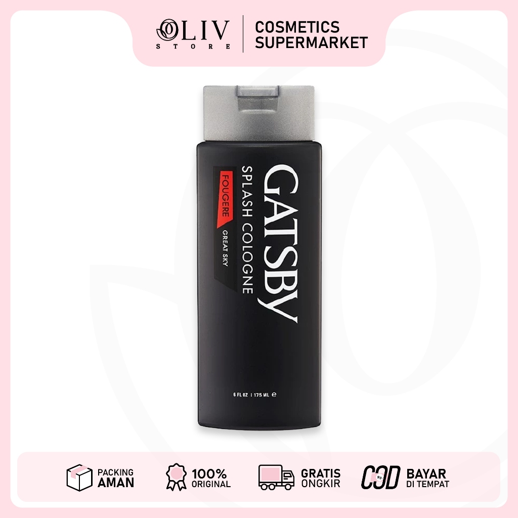 GATSBY Splash Cologne Woody Great Sky 175ml | Parfum Pria