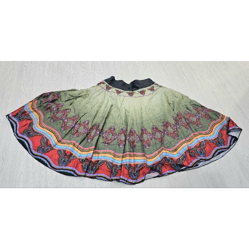 PRELOVED INDIAN VELVET SKIRT / ROK BLUDRU INDIA SECOND