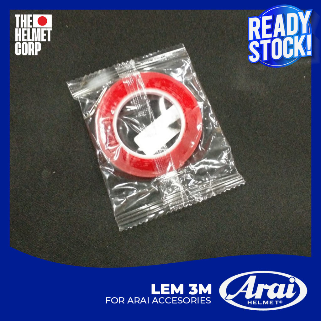 LEM 3M DOUBLLE TAPE SPOILER ACCESORIES ARAI