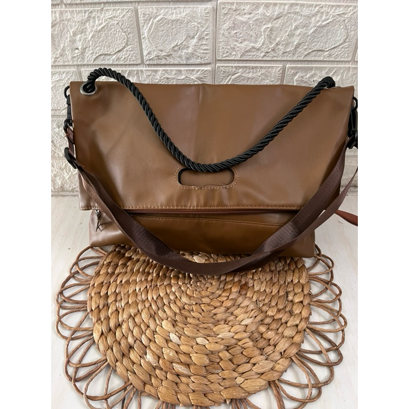 TAS COKLAT SHOULDER SLING VINTAGE