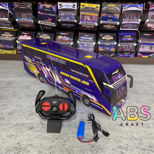Mainan Miniatur Bus Telolet Basuri Mobil Mainan Kado Hadiah
