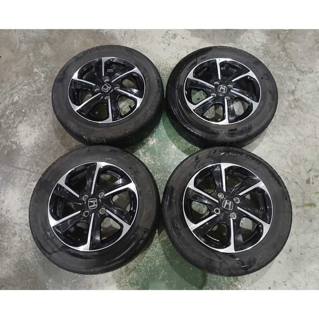 VELG MOBIL SECOND MURAH HONDA BRIO R14 LUBANG 4 BISA BUAT SIGRA CALYA AYLA AGYA JAZZ SIRION