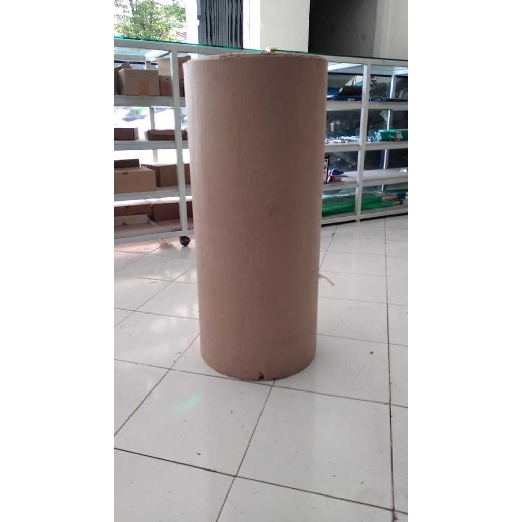 

Kardus Lembaran Gulungan Corrugated Karton Single Face Roll 80 Cm Kardus Packing