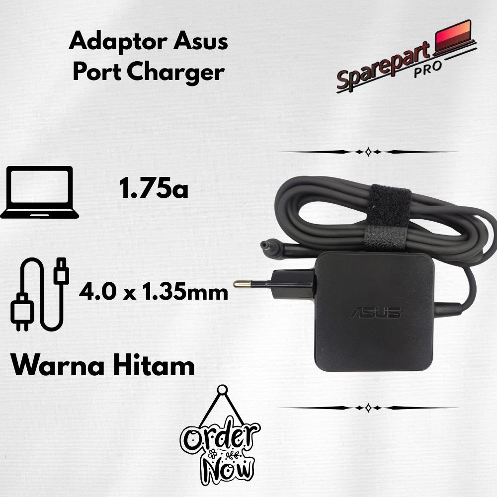 Nice Quality Adaptor Charger Laptop Asus E203M E203MA E203MAH 1.75a - GARANSI