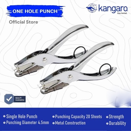 

Pelubang Kertas 1 lubang Paper Punch 1 Hole Kangaro