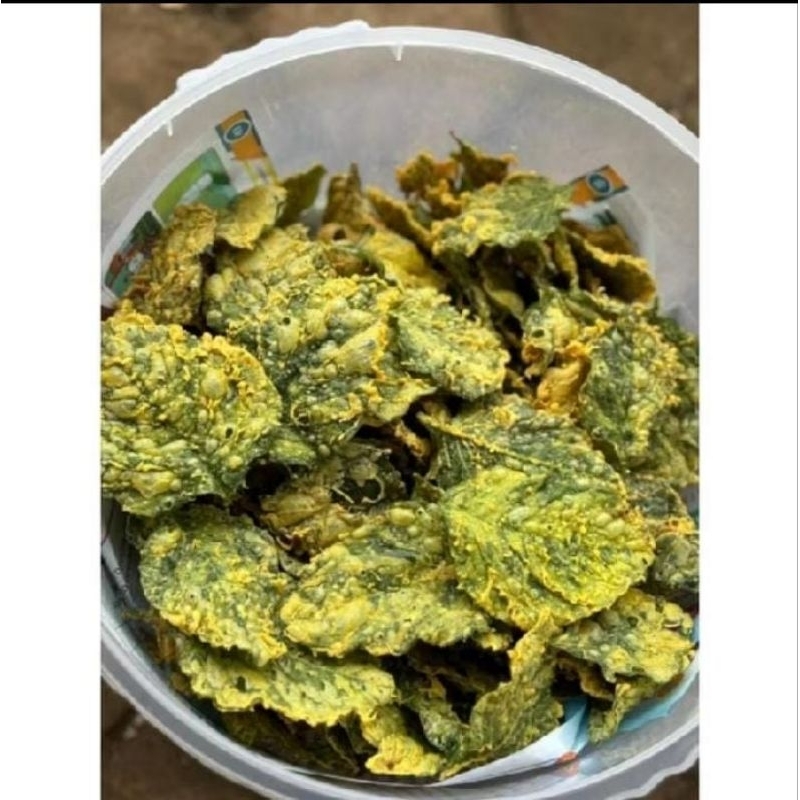 

Keripik bayam peyek Bayam gurih Renyah - Snack murah