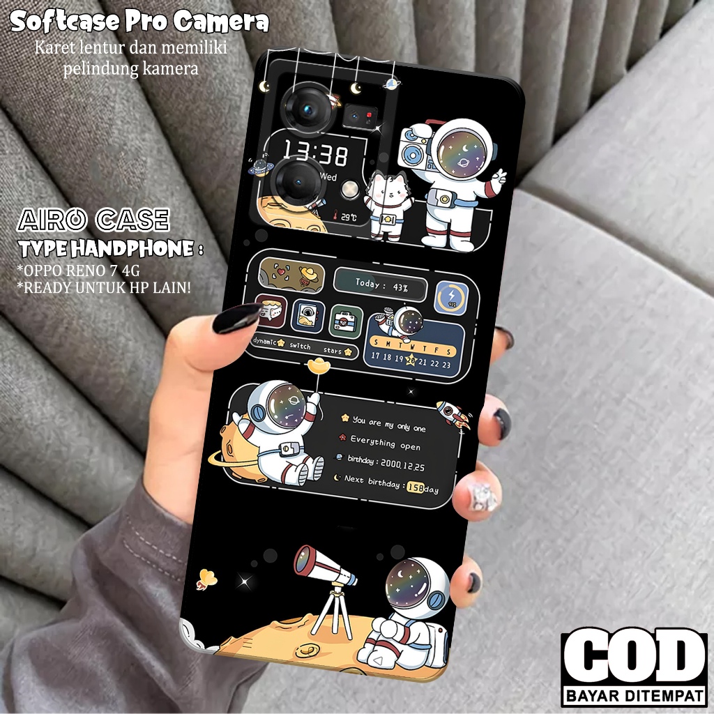Case OPPO RENO 7 4G - Softcase OPPO RENO 7 4G - Fashion Case ASTRONOT - Casing OPPO RENO 7 4G - Soft