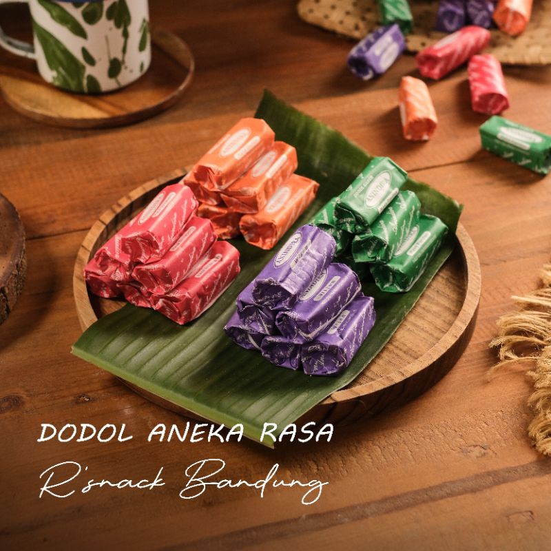 

cemilan dodol garut 4 varian rasa 1kg