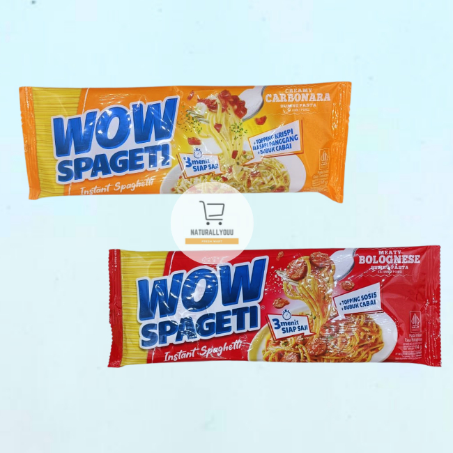 

[5pcs] Pasta Wow Spageti Bolognese/Carbonara 84gr