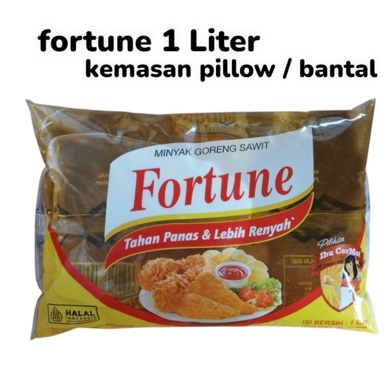 

Minyak Goreng Fortune 1 Liter Pillow