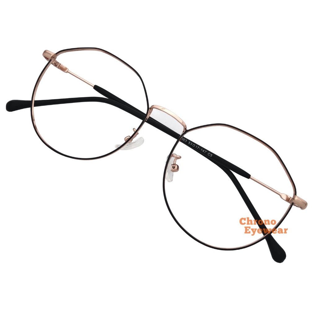 Frame Kacamata Pria Wanita 9BG - Lensa Minus / Anti Radiasi UV Blueray / Photocromic / Bluecromic