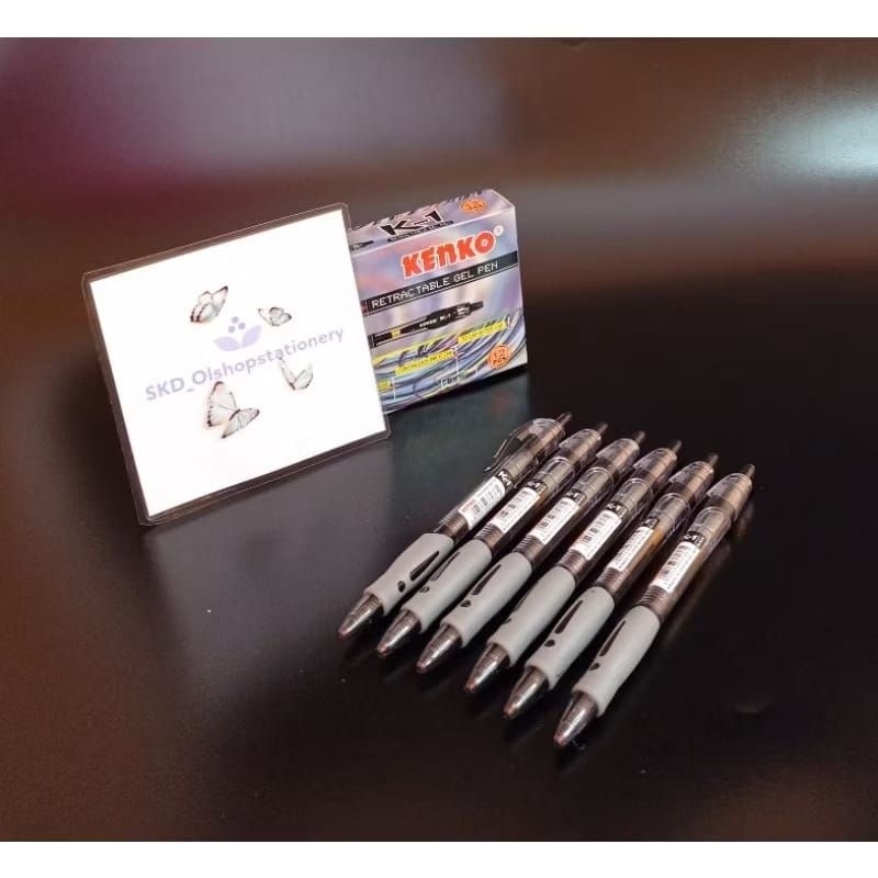 

Pulpen GEL KENKO K1 / pena kenko k1 gelRetractable Gel Pen(6 pcs)