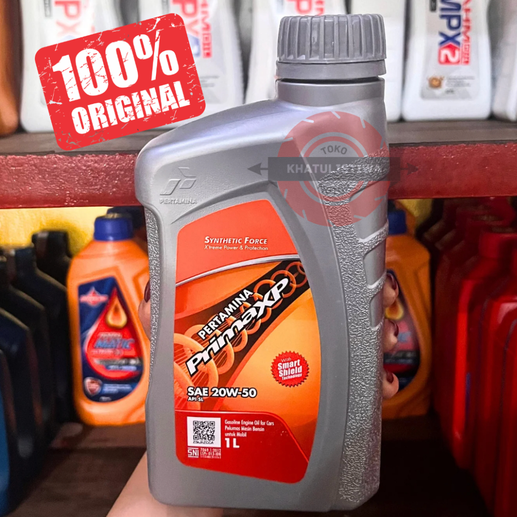 OLI PERTAMINA PRIMA XP 20W50 1L OLI MOTOR MANUAL / OLI MOTOR PRIMA XP SERIES