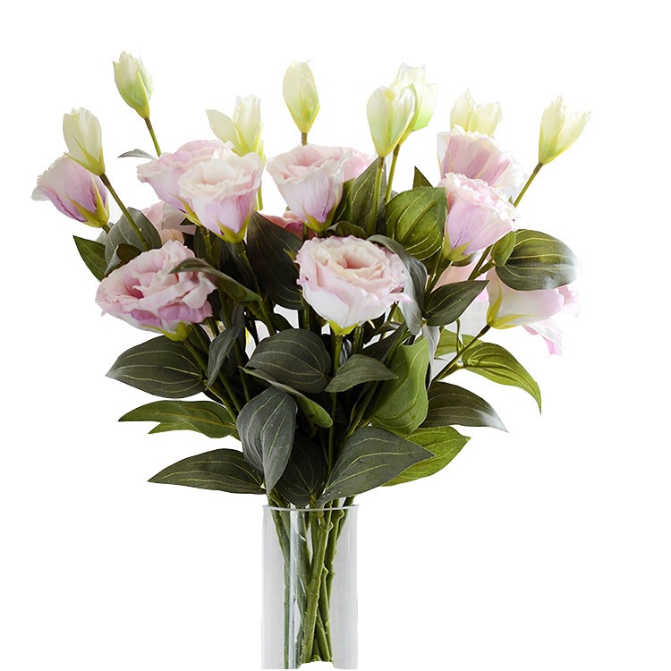 (3 Kuntum) Bunga Eustoma 3 Bunga Artificial Flower Bunga Dekorasi