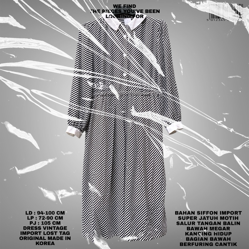 DRESS IMPORT PREMIUM/DRESS KOREAN/DRESS SALUR ALINE MEGAR/DRESS KOREAN LOOK/DRESS KOREAN STYLE/MIDI 