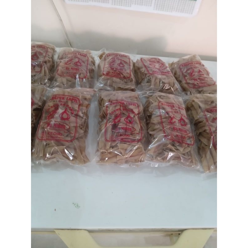 

Kerupuk lapis rasa udang bawang
