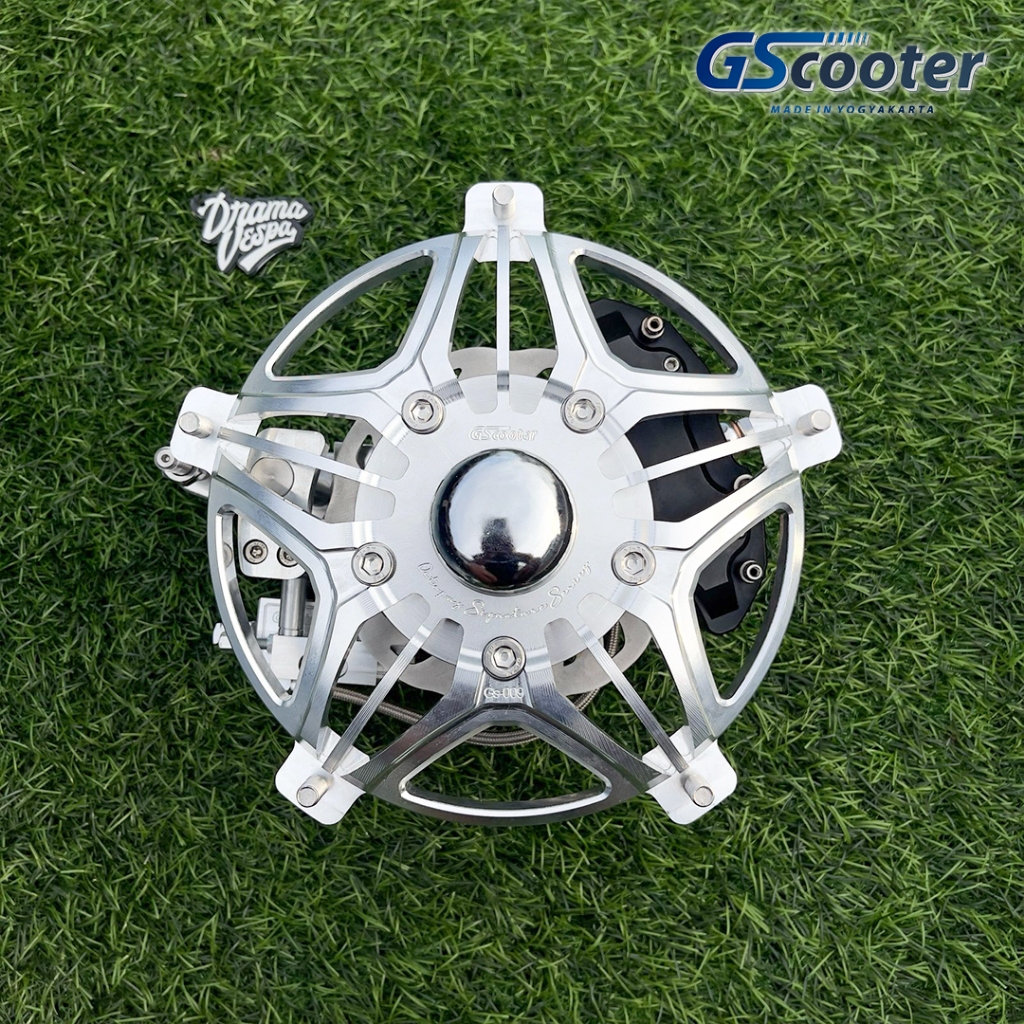 Cakram Vespa Octopus V2 GScooter Master Luna untuk Fork kaki 3 Super Sprint PS | Drama Vespa