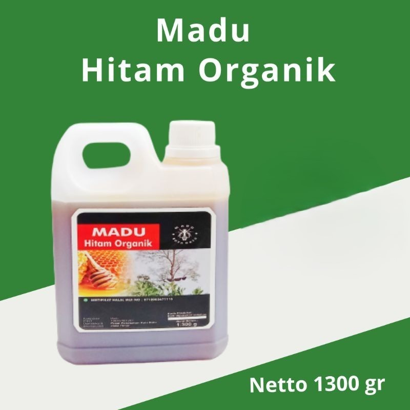 

Madu Hitam Organik Asli Murni dari Lebah Hutan Kemasan Jerigen Berat 1300g #Omah_MaduMurni