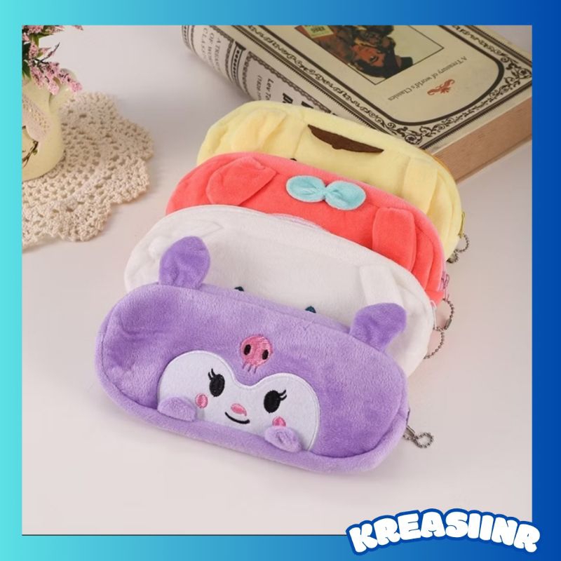 

Tempat Pensil Plushy Sanrio / Tempat Pensil / Pouch Makeup / Karakter Sanrio