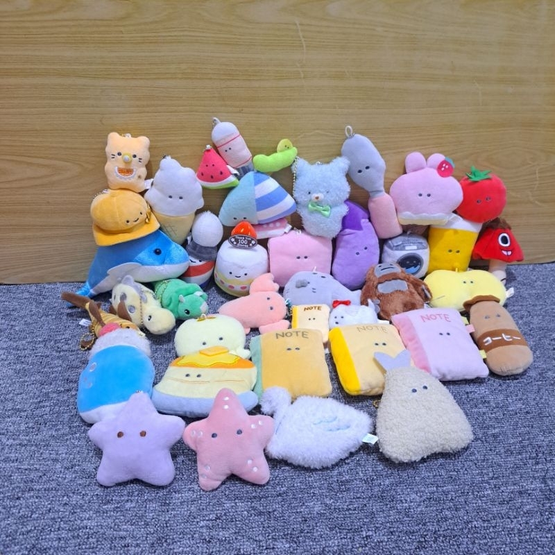 Boneka ganci Mata titik yell Qualia - dino qualia - hantu jepang qualia - nasi qualia - bunga yell -