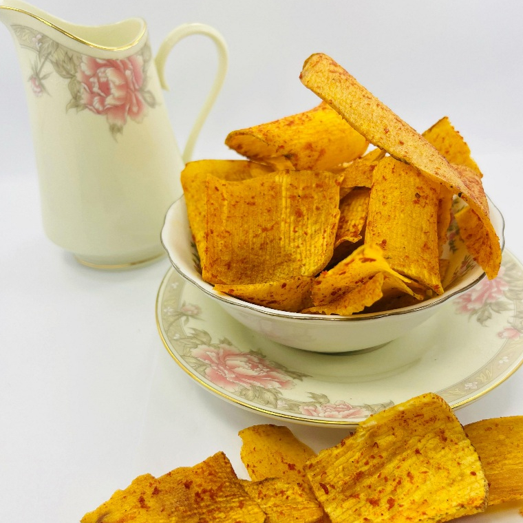 

Keripik Talas Pedas Khas Minang Kabau