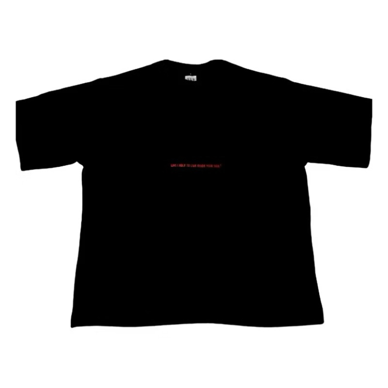 She Loves Spring Black Skeleton Oversize T-Shirt