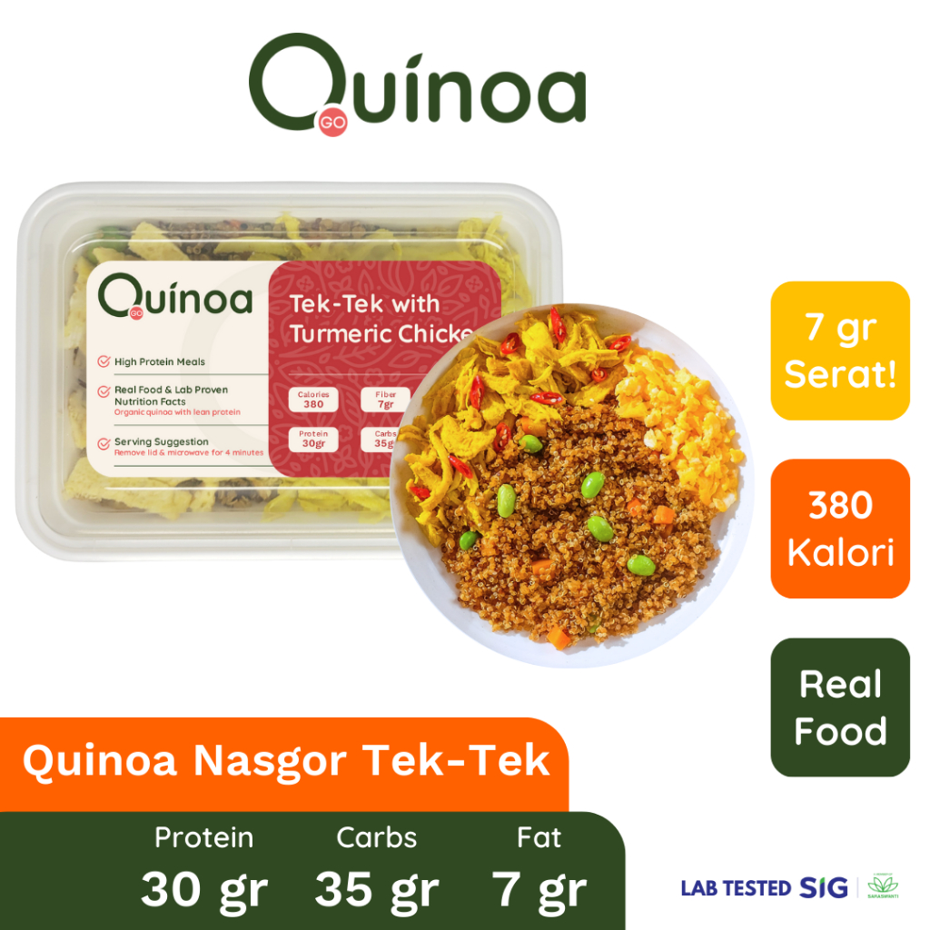 

Fit Meals Quinoa Nasi Goreng Kampung High Protein Low Calories Superfood Healthy Diet