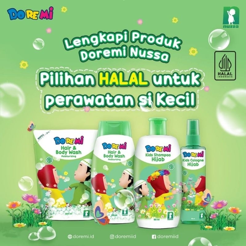 DOREMI Kids Cologne Hijab Nussa 100ML